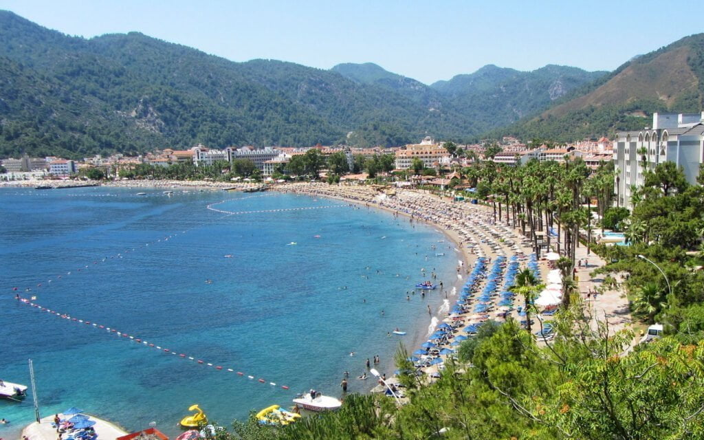 icmeler-beach in Marmaris