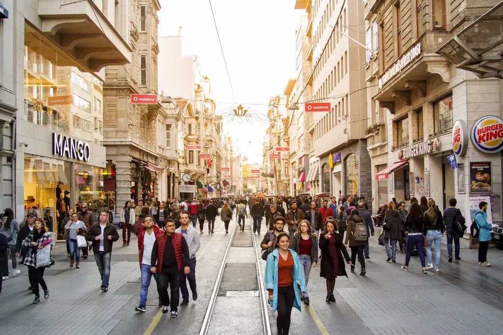 Shopping and shops in Istiklal Street