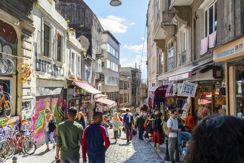 Shopping ans stores in Galata