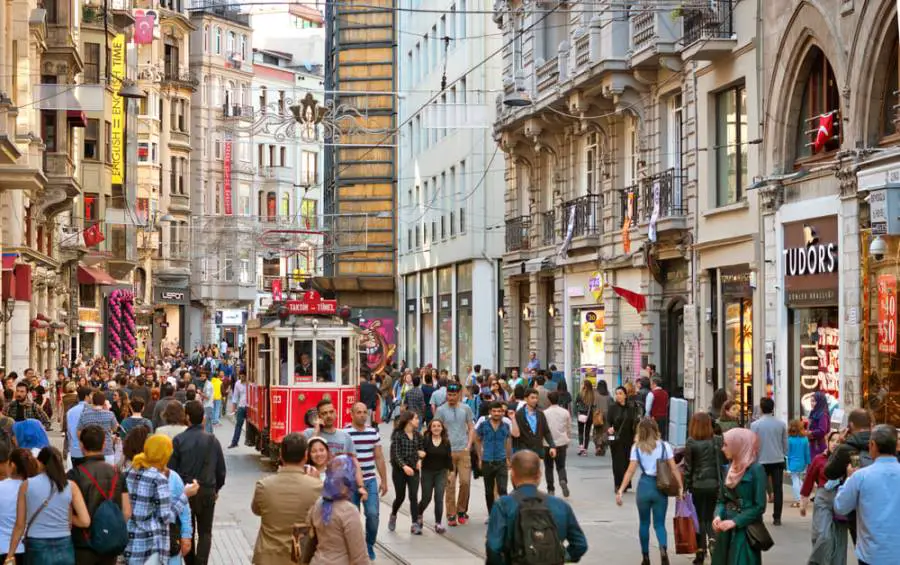 Shopping in Istiklal Street