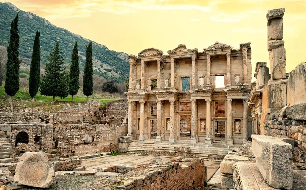 Historical places in Turkey Ephesus
