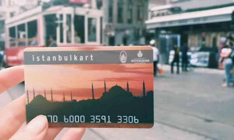 The Istanbul kart (transport card)