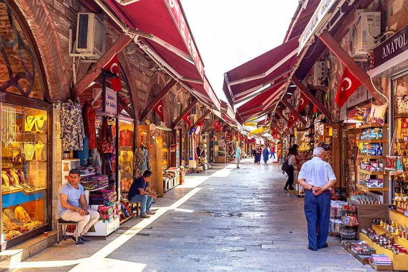 Shopping streets in Istanbul
