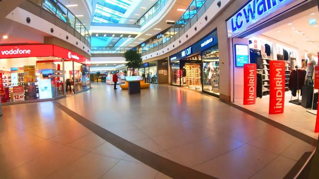 Brands at Starcity mall in Istanbul