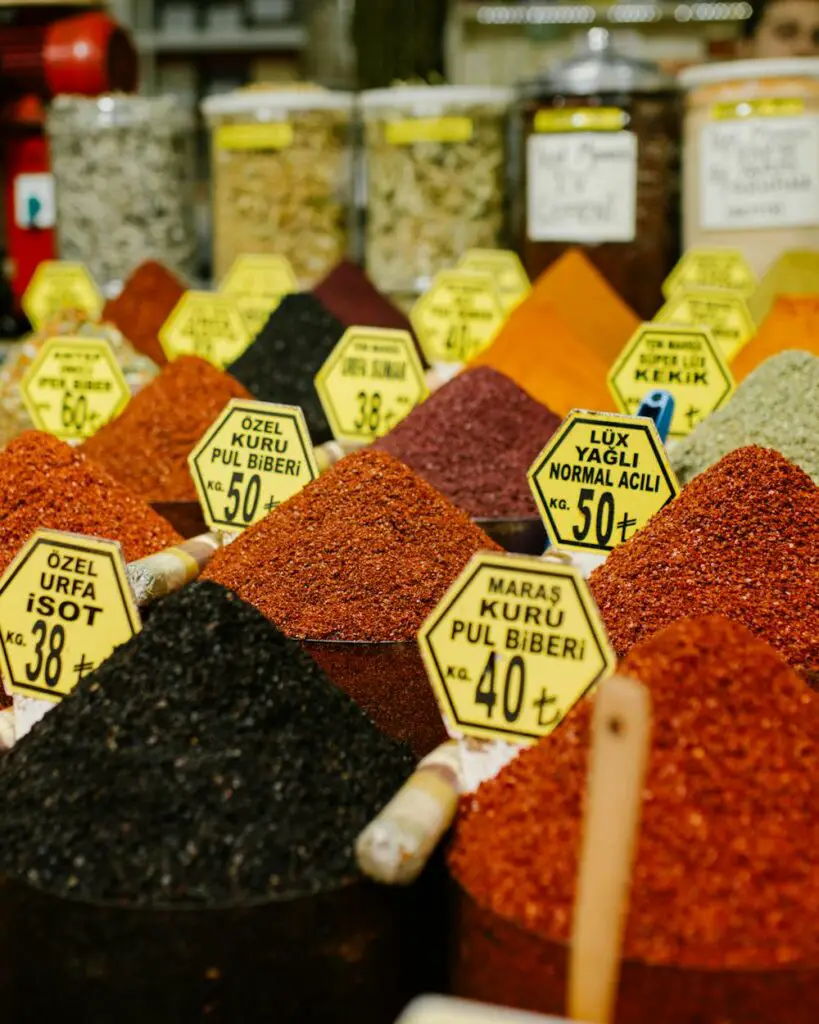 Turkish Spices - Shopping in Turkey