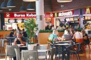 Food court at mall of Antalya